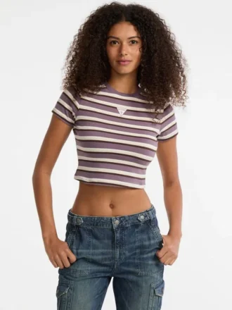 Eco Guess Originals Core Striped Baby Tee