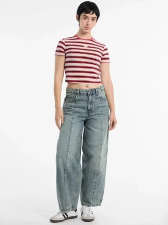 Eco Guess Originals Core Striped Baby Tee