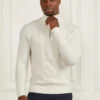 Eco Half-Zip Cable Knit Sweater