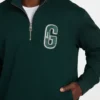 Eco Harris Twill Zip Mock Neck Sweater