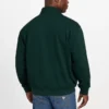 Eco Harris Twill Zip Mock Neck Sweater
