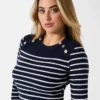 Eco Helen Striped Sweater Dress