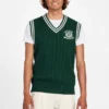 Eco Holden V-Neck Cable-Knit Vest