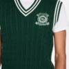 Eco Holden V-Neck Cable-Knit Vest