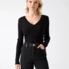 Eco Isa V-Neck Sweater Top