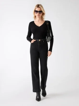 Eco Isa V-Neck Sweater Top
