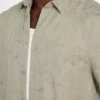 Eco Jacquard Foliage Pocket Shirt