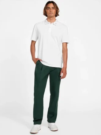 Eco Jacquard Logo Collar Polo