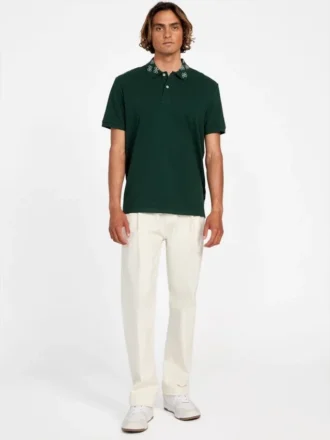 Eco Jacquard Logo Collar Polo