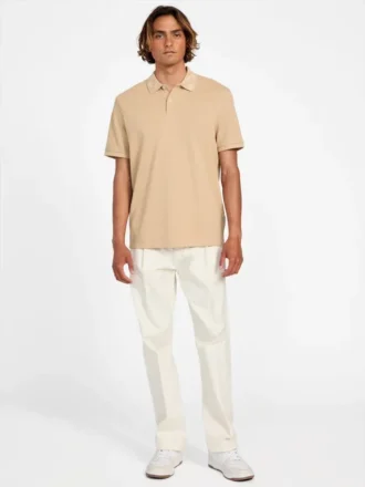Eco Jacquard Logo Collar Polo