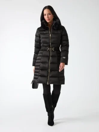 Eco Jastin Quilted Down Midi Jacket