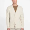 Eco Jeffry Cable-Stitch Cardigan Sweater
