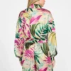Eco Jun Printed Satin Shirt