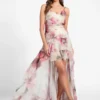 Eco Kendall Printed High-Low Dress
