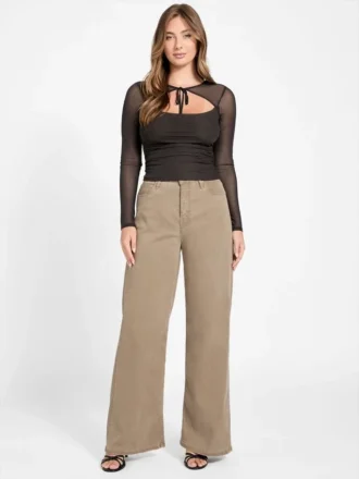 Eco Lauryn Tied Mesh Top