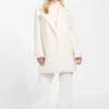 Eco Leona Wool-Blend Peacoat