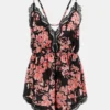 Eco Louise Floral Lace Trim Romper