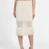 Eco Luca Fringe Hem Skirt