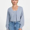 Eco Lyla Bow Cardigan Sweater