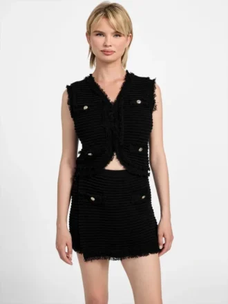 Eco Malina Boucla Ottoman Vest