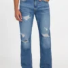 Eco Mason Destroyed Regular-Fit Straight Jeans