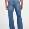Eco Mason Destroyed Regular-Fit Straight Jeans