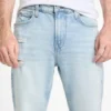 Eco Mason Distressed Straight Jeans