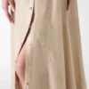 Eco Mindy Embroidered Maxi Shirt Dress