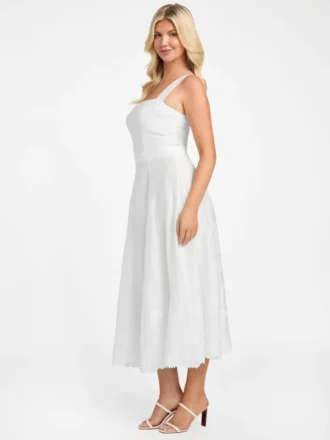 Eco Mindy Embroidered Midi Dress
