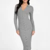 Eco Miranda Ribbed Sweater Dress