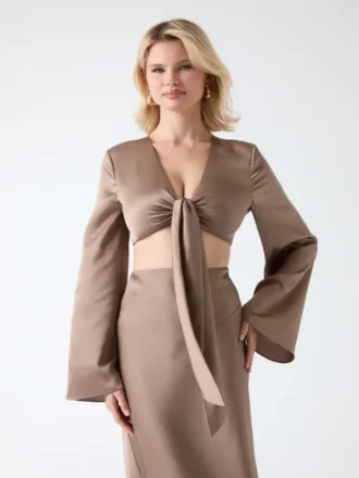 Eco Monica Tie-Front Top