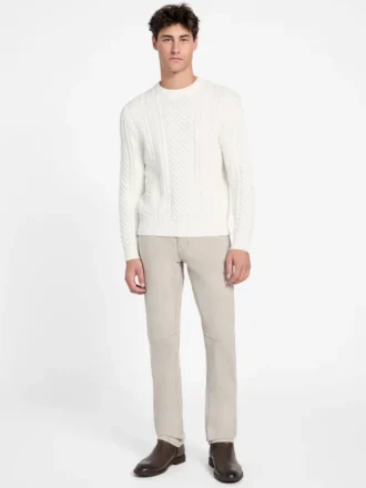 Eco Nathan Mixed Cable-Knit Sweater