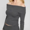 Eco Nina Off-The-Shoulder Sweater