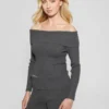 Eco Nina Off-The-Shoulder Sweater