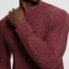 Eco Noah Crewneck Celtic Cable-Knit Sweater