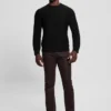 Eco Noah Crewneck Celtic Cable-Knit Sweater