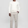 Eco Noah Crewneck Celtic Cable-Knit Sweater