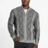 Eco Noel Zip Cable-Knit Sweater