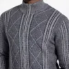 Eco Noel Zip Cable-Knit Sweater