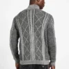 Eco Noel Zip Cable-Knit Sweater