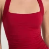 Eco Nora Halter Shirred Tank