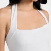 Eco Nora Halter Shirred Tank
