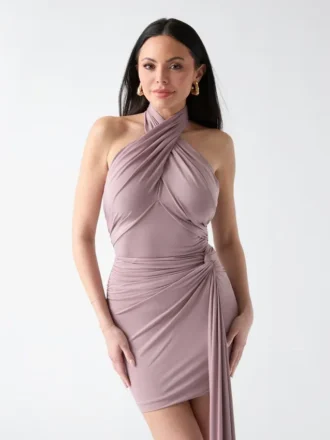 Eco Olivia Cross Front Halter Top
