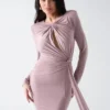 Eco Olivia Shoulder Mini Dress