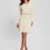 Eco Paige Pleated Sweater Dress