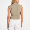 Eco Palm Leaf Corset Tee