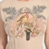 Eco Parakeet Corset Tee
