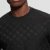 Eco Peony Jacquard Crewneck