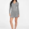 Eco Pleated Miranda Sweater Skirt