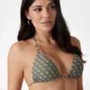 Eco Quattro G Padded Triangle Bikini Top